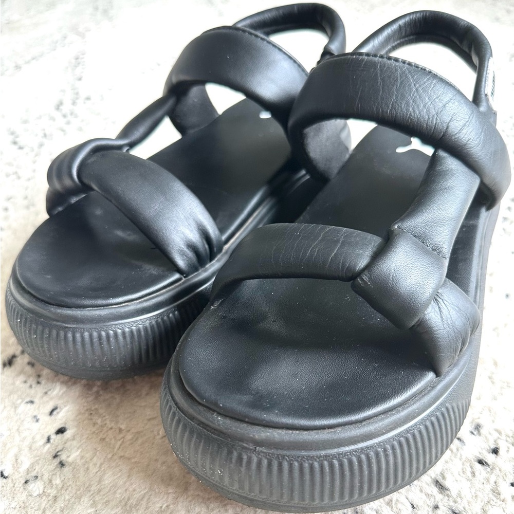 PUMA Suede Mayu Nimbus sandals. Woman’s US 8.5 (like new) - Picture 4 of 11